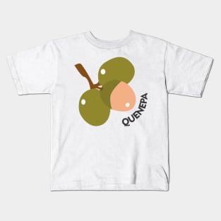 Quenepa Fruit Puerto Rico Caribbean Tropical Latino Food Kids T-Shirt